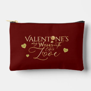 Rote Geschenke zum Valentinstag Zubehörtasche