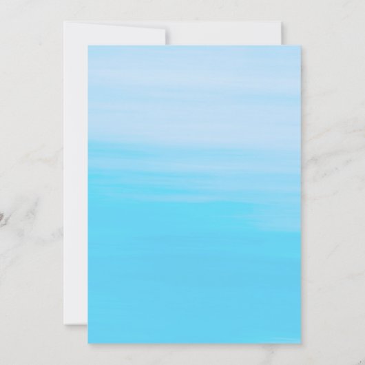 Rote Getränke Blau Wasser Pool Party Einladung (Rückseite)