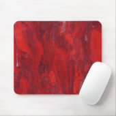 Rote gewirbelte Marmorplatte Mousepad (Mit Mouse)