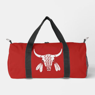 Rote Ghost Dance Büffel sm-Tasche Duffle Bag