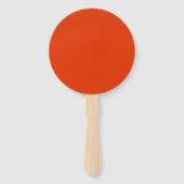 Rote Gingham-Krebs-Kochparty-Meeresfrüchte-Papier Fächer (Rückseite)