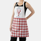 Rote Gingham-Schürze Schürze (InSitu)