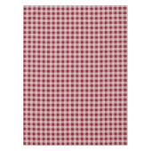 Rote Gingham-Tischdecke Tischdecke (Vorderseite)