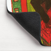 rote Gitarre Mousepad (Ecke)