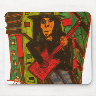 rote Gitarre Mousepad