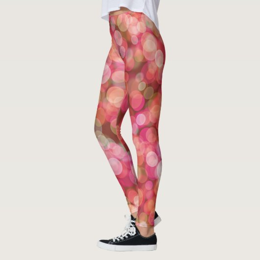 Rote Gleitfarbe Leggings (Links)