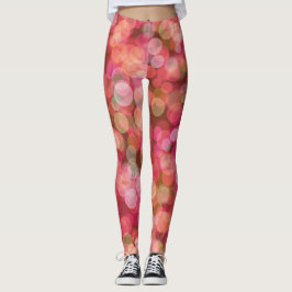 Rote Gleitfarbe Leggings