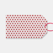 Rote Glitzer Geschenkanhänger (Vorderseite (Horizontal))