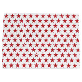 Rote Glitzer Große Geschenktüte (Vorderseite)