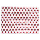 Rote Glitzer Große Geschenktüte (Rückseite)