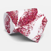 Rote Glitzer Lippen #2 Krawatte (Gerollt)