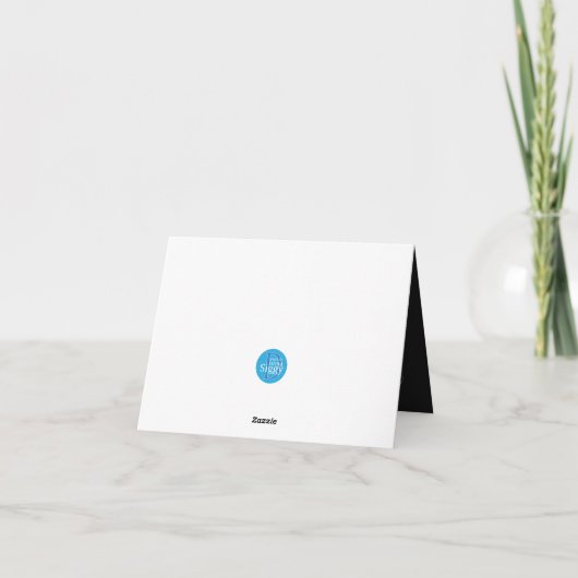 Rote Glitzer Lippen Dankeskarte (Rückseite)