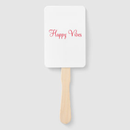 Rote glückliche Villen Urlaub einfache minimale Ka Fächer