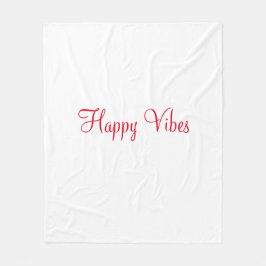 Rote glückliche Villen Urlaub einfache minimale Ka Fleecedecke