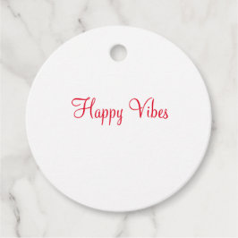 Rote glückliche Villen Urlaub einfache minimale Ka Geschenkanhänger