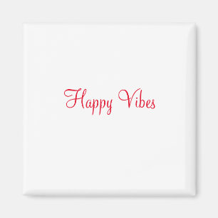 Rote glückliche Villen Urlaub einfache minimale Ka Magnet