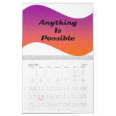 Rote glühende Libelle, wird, 2012 inspiriert Kalender (Jan 2027)