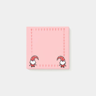 Rote Gnome mit Pilzen Post-it-Notizen Post-it Klebezettel