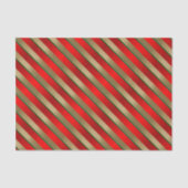 Rote, goldene und grüne Streifen Seidenpapier (Vorderseite)