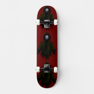 Rote Gothic-Monster-Horror-Dunkle-Kantige-Straßenk Skateboard
