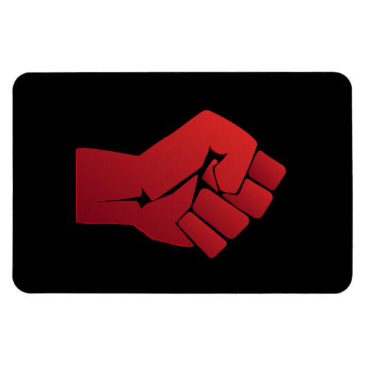 Rote Gradientfalte Magnet (Horizontal)