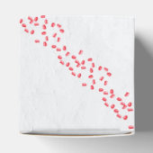 Rote Granatapfel Botanische Mittelmeer-Hochzeit Geschenkschachtel (Oben)