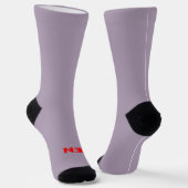 Rote graue Zen-Prämiensocken Socken (Gewinkelt)
