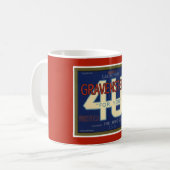 Rote Graventstein Apfel Kaffeetasse (Vorderseite Links)