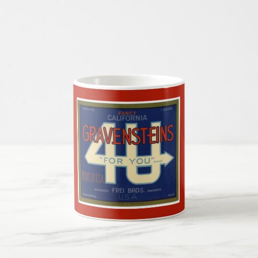 Rote Graventstein Apfel Kaffeetasse (Mittel)