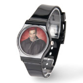 Rote Gravity-Uhr Armbanduhr (Winkel)