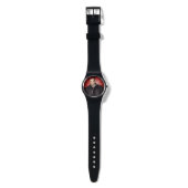 Rote Gravity-Uhr Armbanduhr (Gurtband)