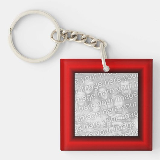 Rote Grenze Schlüsselanhänger (Vorderseite)