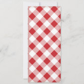 ROTE GRILLEN GRILL FAMILIENINVITATION WIEDERSEHEN EINLADUNG (Rückseite)