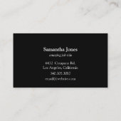 Rote grüne Apfel-Mandala modern Visitenkarte (Rückseite)