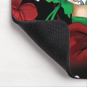 Rote grüne Masquerade Venezianisch Mousepad (Ecke)