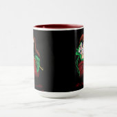 Rote grüne Masquerade Venezianisch Tasse (Zentrum)