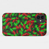 rote grüne Medikamente Case-Mate iPhone Hülle (Rückseite (Horizontal))