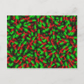 rote grüne Medikamente Postkarte (Vorderseite)