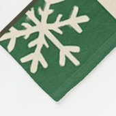 Rote grüne Streifen Wasserfarbenurlaub Fleecedecke (Ecke)