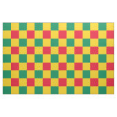 Rote, grüne und gelbe Schachbrettmuster Stoff (Fat Quarter (45,7 x 55,9 cm))