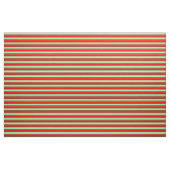 Rote, grüne und schwarze Streifen Stoff (Yard (91,4 cm))
