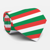Rote, grüne und weiße Krawatte (Gerollt)