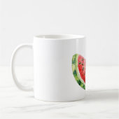 Rote Grüne Wassermelone Kaffeetasse (Links)