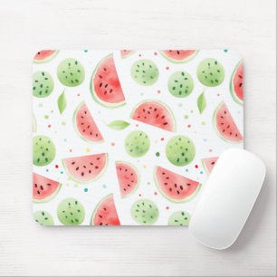 Rote Grüne Weiße Wassermelonen Mousepad