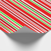 Rote grüne weißes geschenkpapier (Ecke)