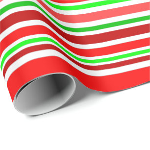 Rote grüne weißes geschenkpapier