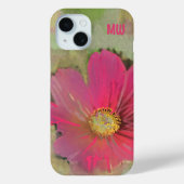 Rote grüne Wildblume mit Blumenmotiven Case-Mate iPhone Hülle (Rückseite)