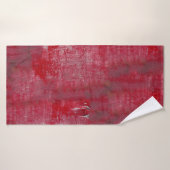 Rote Grunge Textur abstract,alt,art,background, Badehandtuch (Badehandtuch)