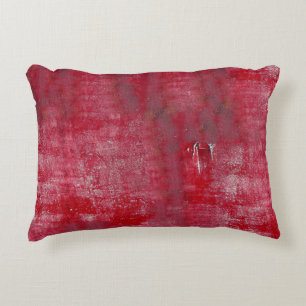 Rote Grunge Textur abstract,alt,art,background, Dekokissen