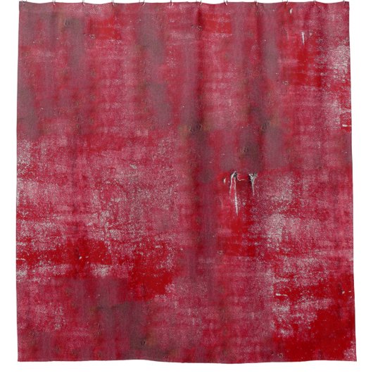Rote Grunge Textur abstract,alt,art,background, Duschvorhang (Vorderseite)